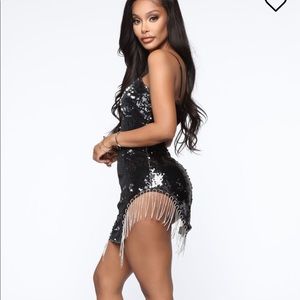FashionNova All Angels Sequin Mini Dress